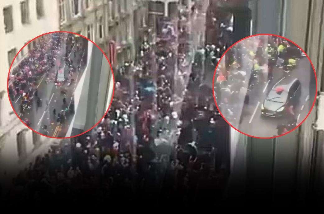 Dhjetëra persona të lënduar pasi makina u përplas me turmën në Liverpool