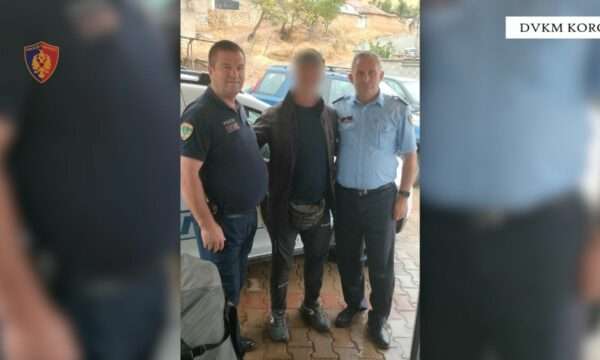 Erërat e forta e çojnë në Shqipëri parashutistin nga Maqedonia e Veriut, policia i ndihmon