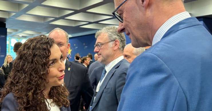 Osmani, pas takimit me Merz: Pres më padurim të forcojmë partneritetin Kosovë-Gjermani