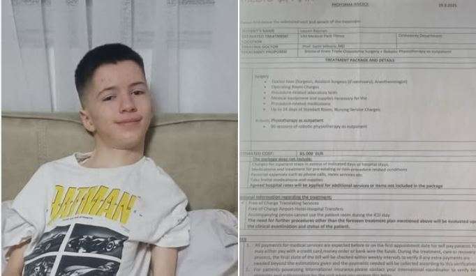 Leoniti është i palëvizshëm, djali i vetëm i familjes ka nevojë për ndihmë për të ecur sërish!