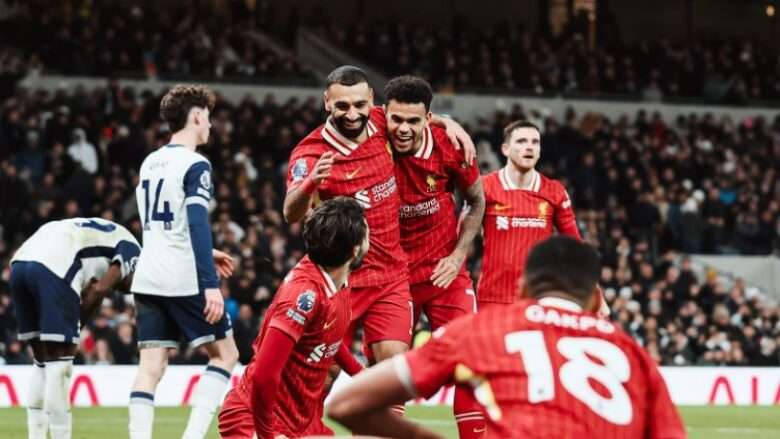 Liverpoli deklason Totenhemin 6-3