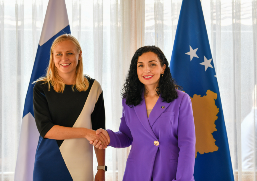 Osmani takohet nesër me Kryediplomaten e Finlandës
