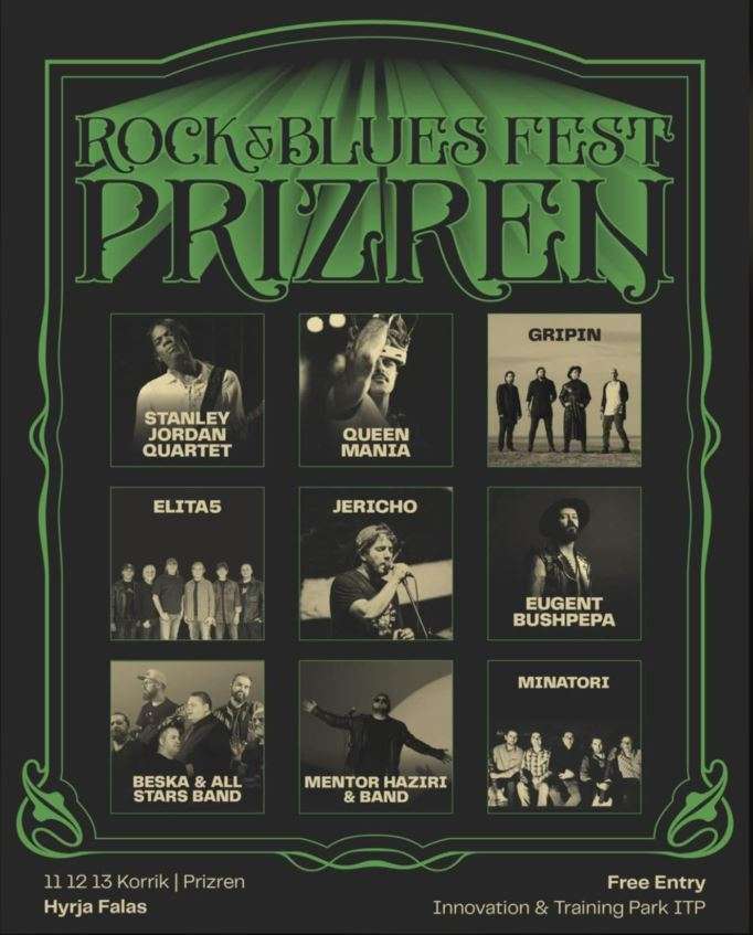 Rock n Blues Fest, tri net të paharruara në zemër të Prizrenit