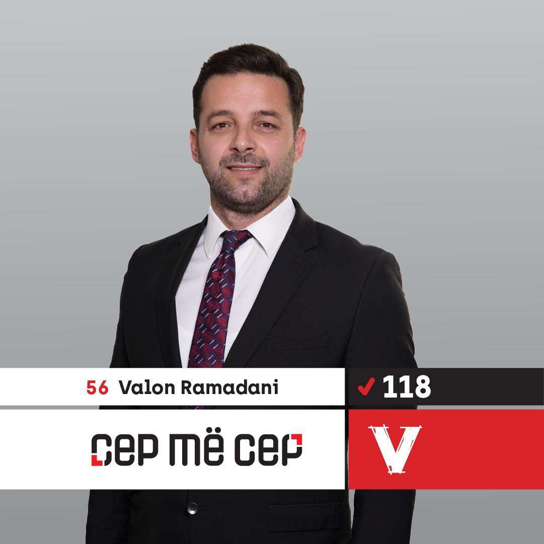 Valon Ramadani me numer 56 nga Lëvizja Vetëvendosje!